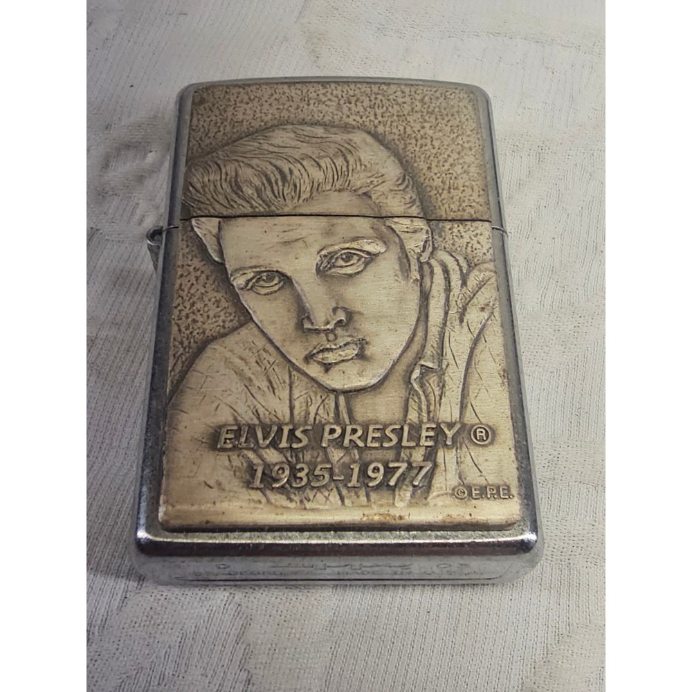 Zippo Elvis Presley Limited Edition 3D Lighter Rare 3705/5000‎ D 03 Unused 2003